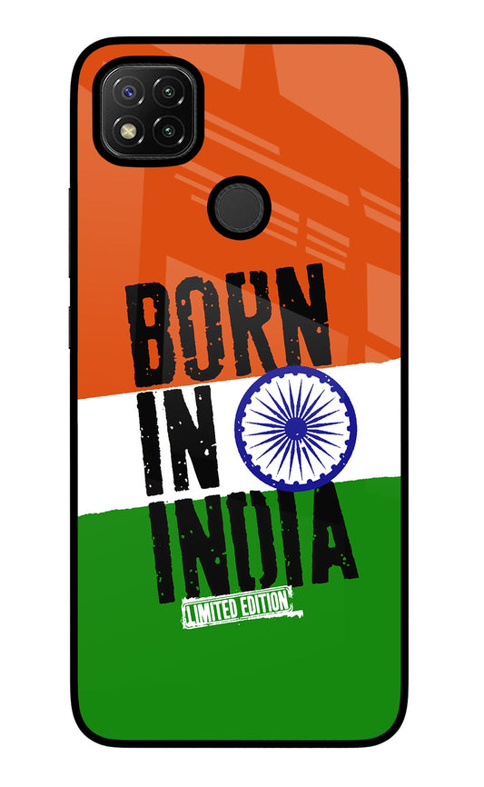 Born in India Redmi 9 Glass Case