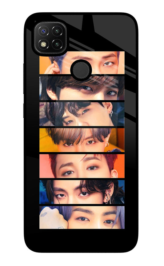 BTS Eyes Redmi 9 Glass Case