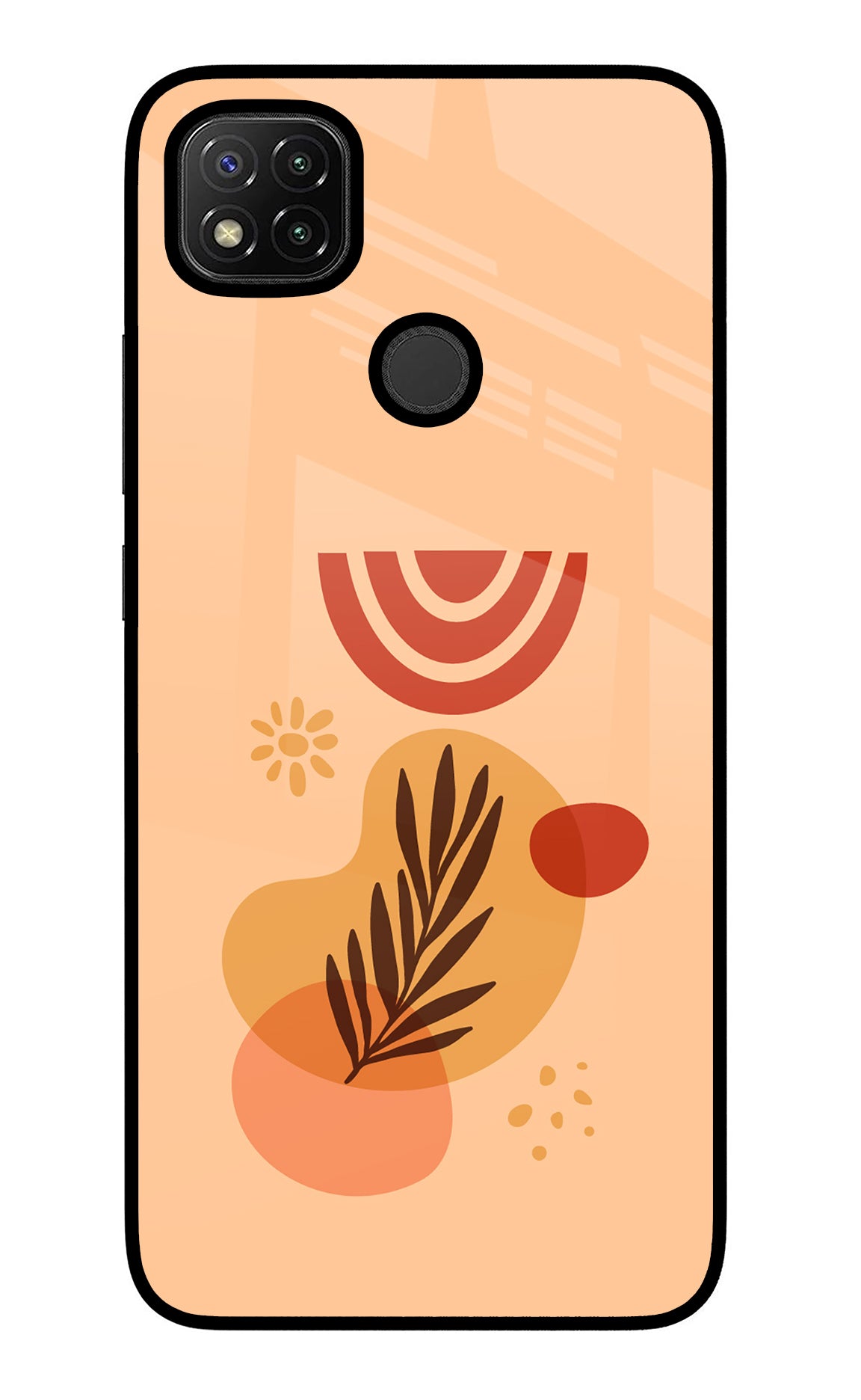 Bohemian Style Redmi 9 Glass Case