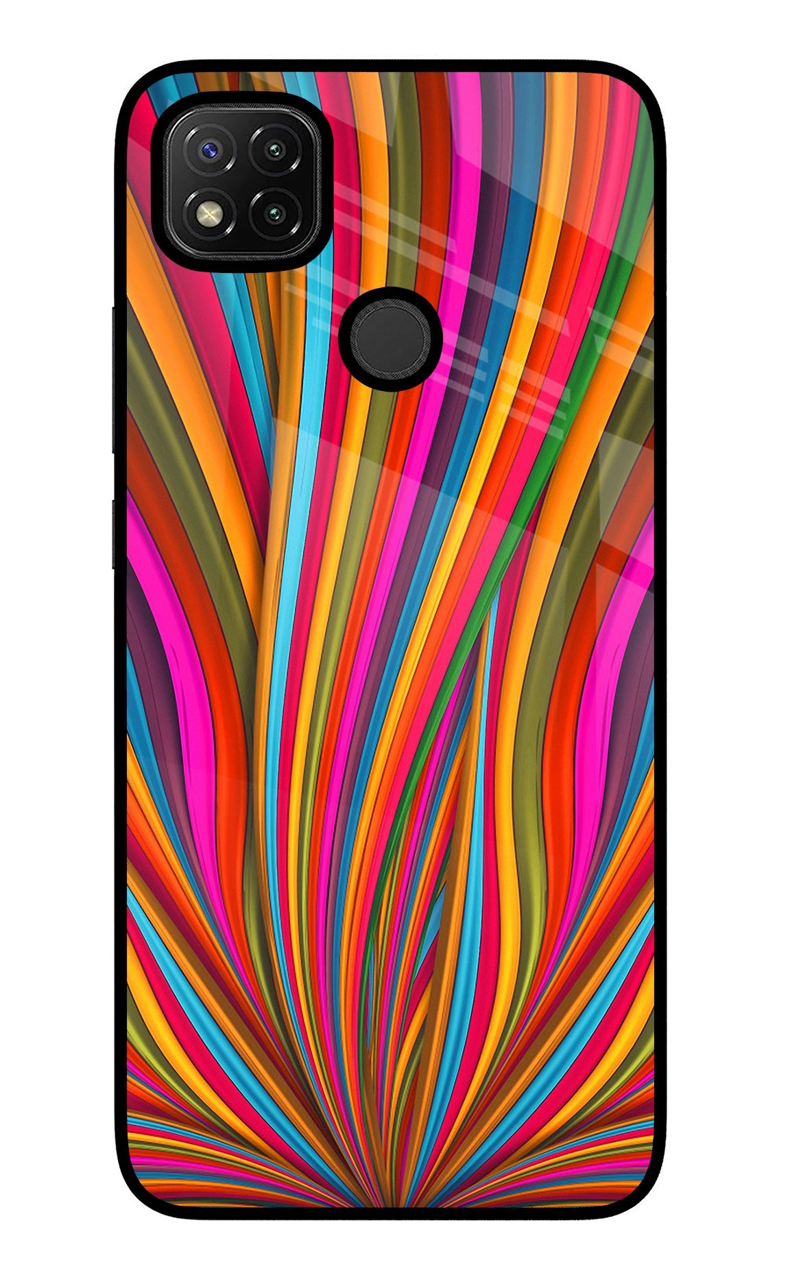 Trippy Wavy Redmi 9 Back Cover