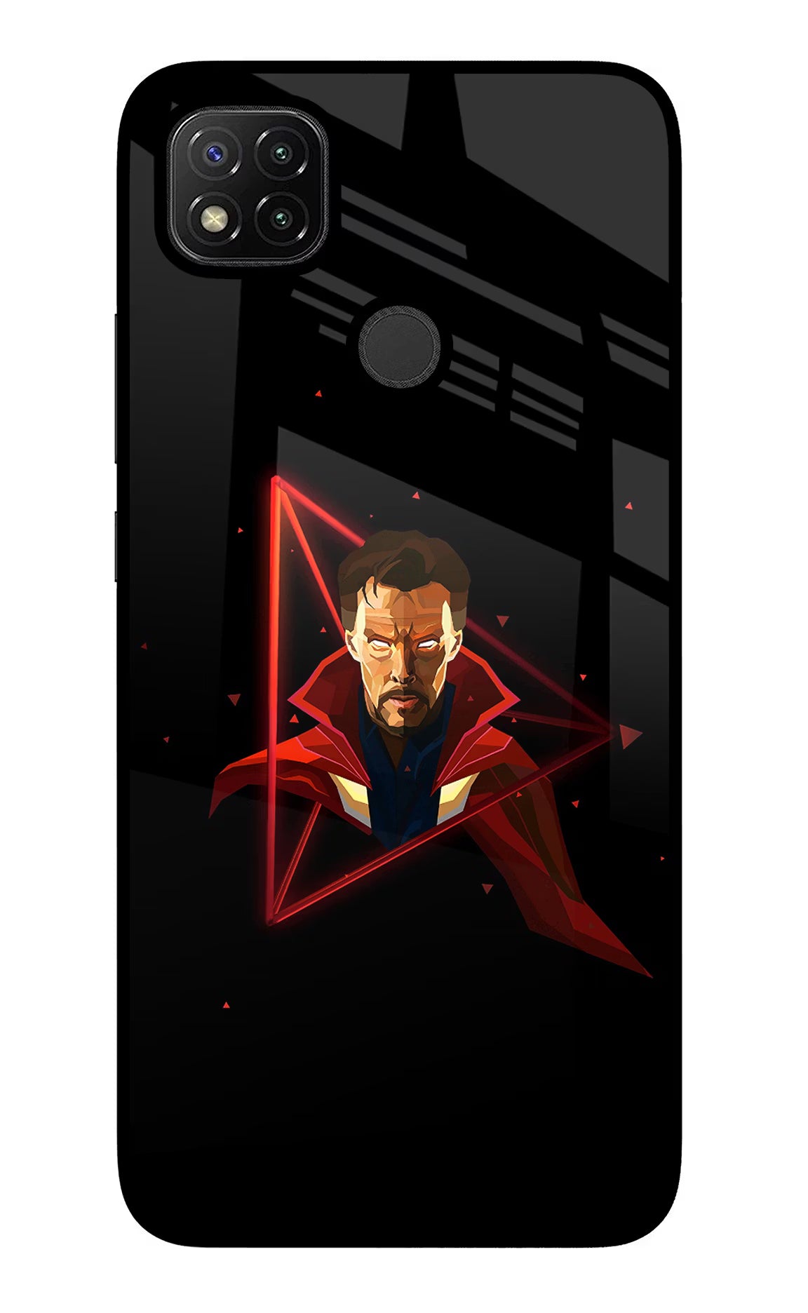 Doctor Ordinary Redmi 9 Glass Case Back Cover by Casekaro