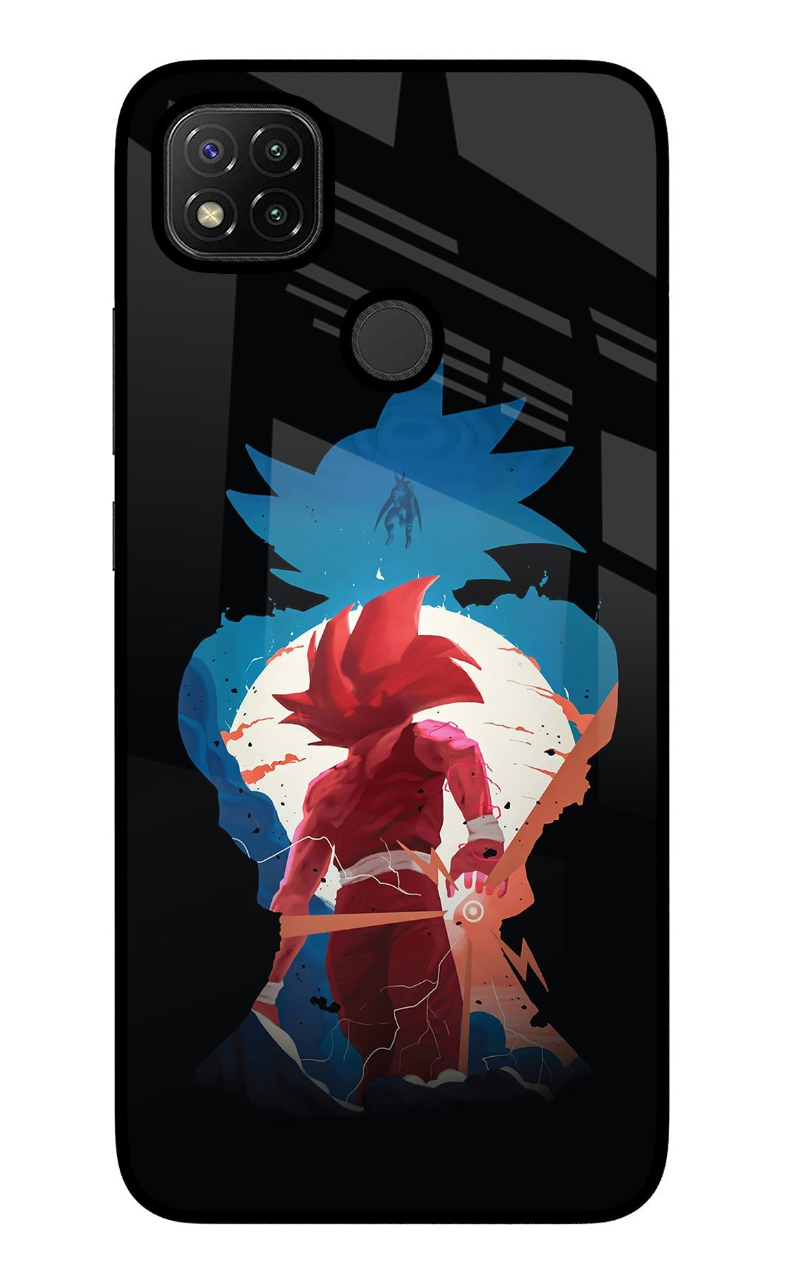 Goku Redmi 9 Glass Case