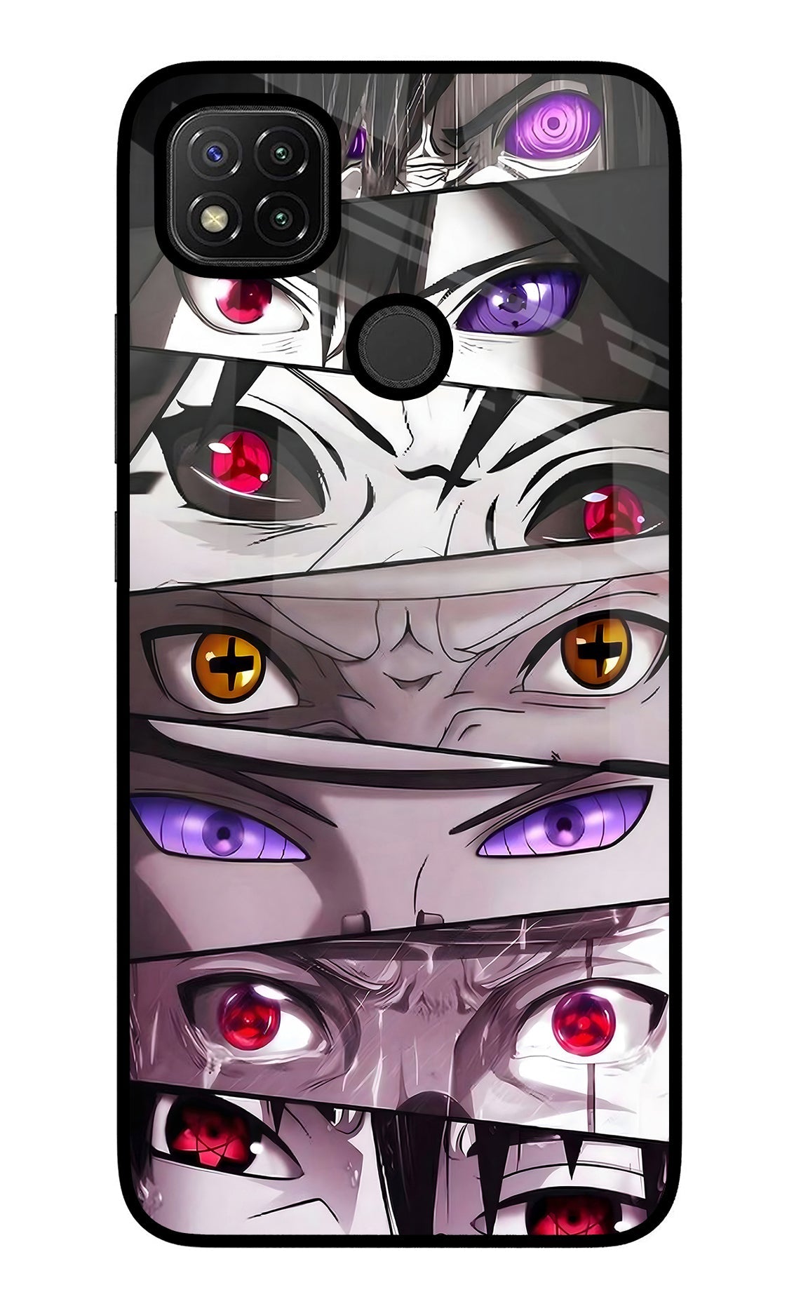 Naruto Anime Redmi 9 Glass Case