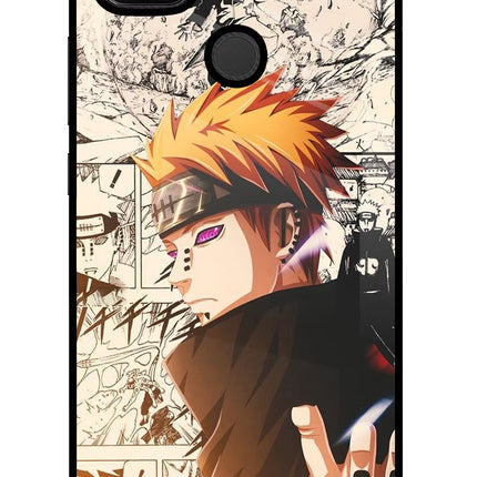 Pain Anime Redmi 9 Glass Case Back Cover by Casekaro