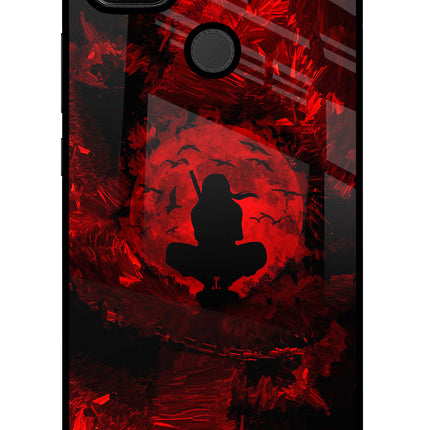 Itachi Uchiha Redmi 9 Glass Case