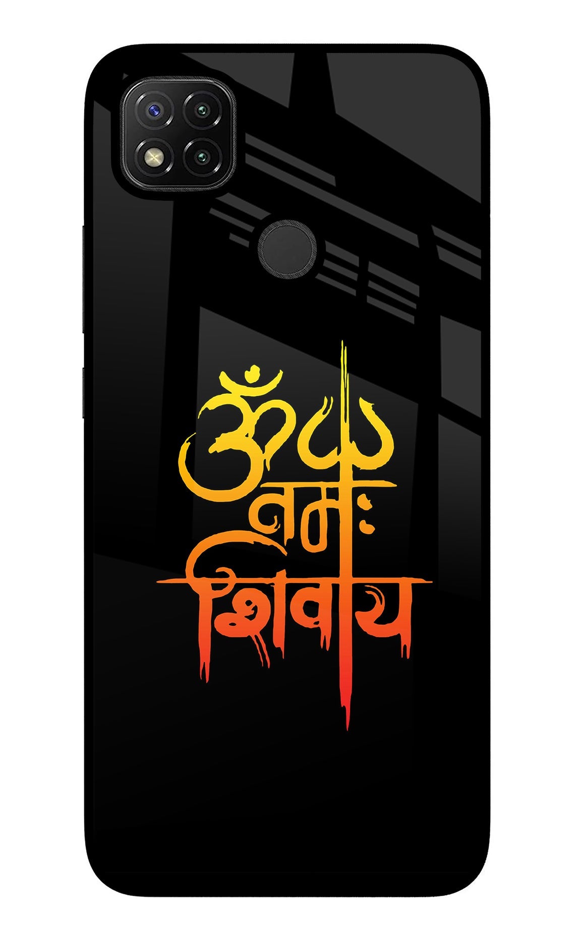 Om Namah Shivay Redmi 9 Glass Case