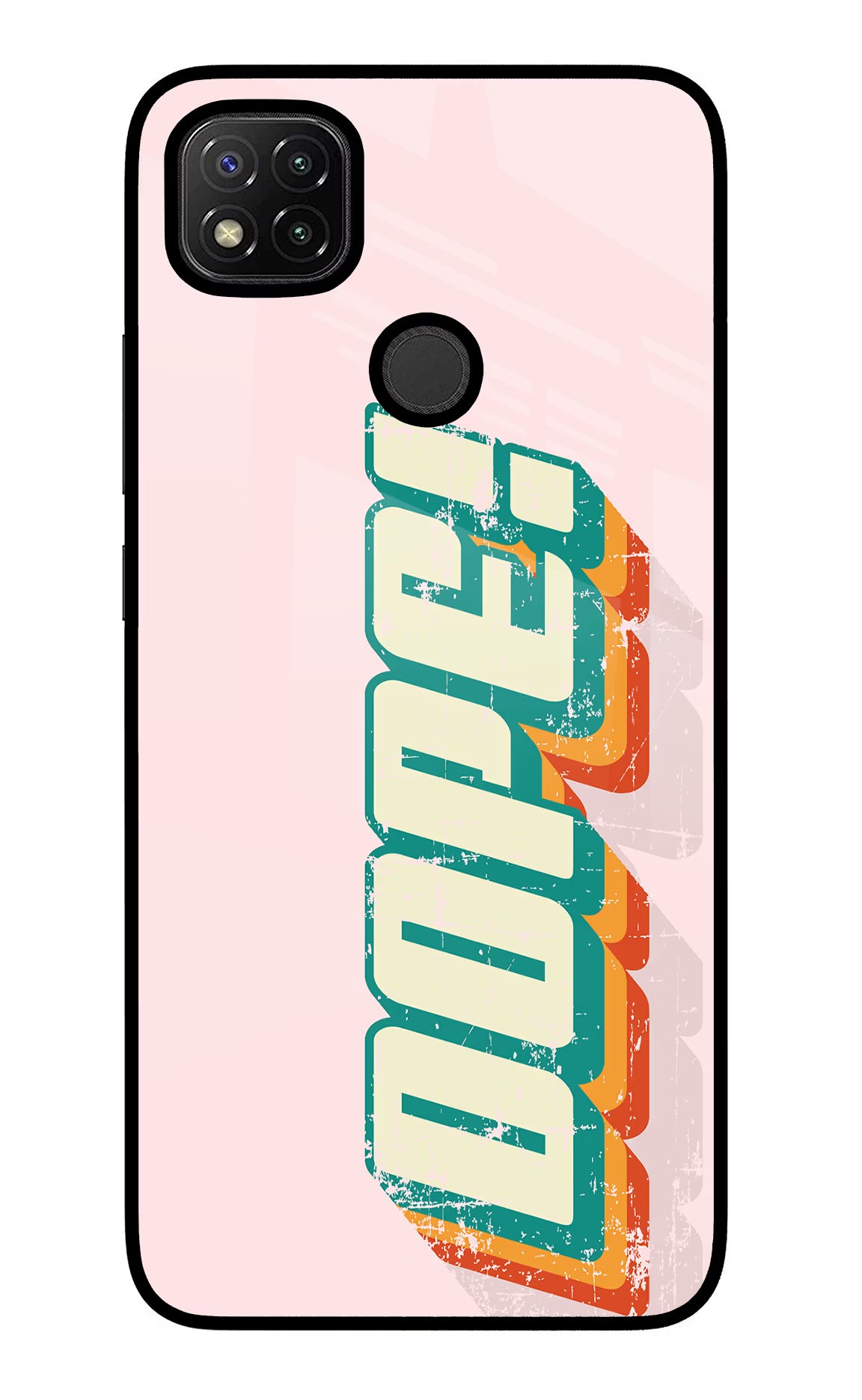 Dope Redmi 9 Glass Case Back Cover by Casekaro