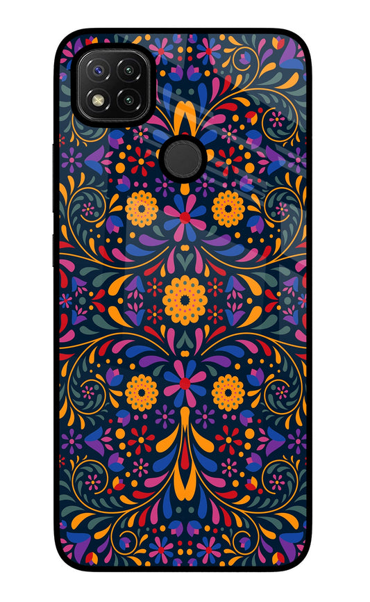 Mexican Art Redmi 9 Glass Case