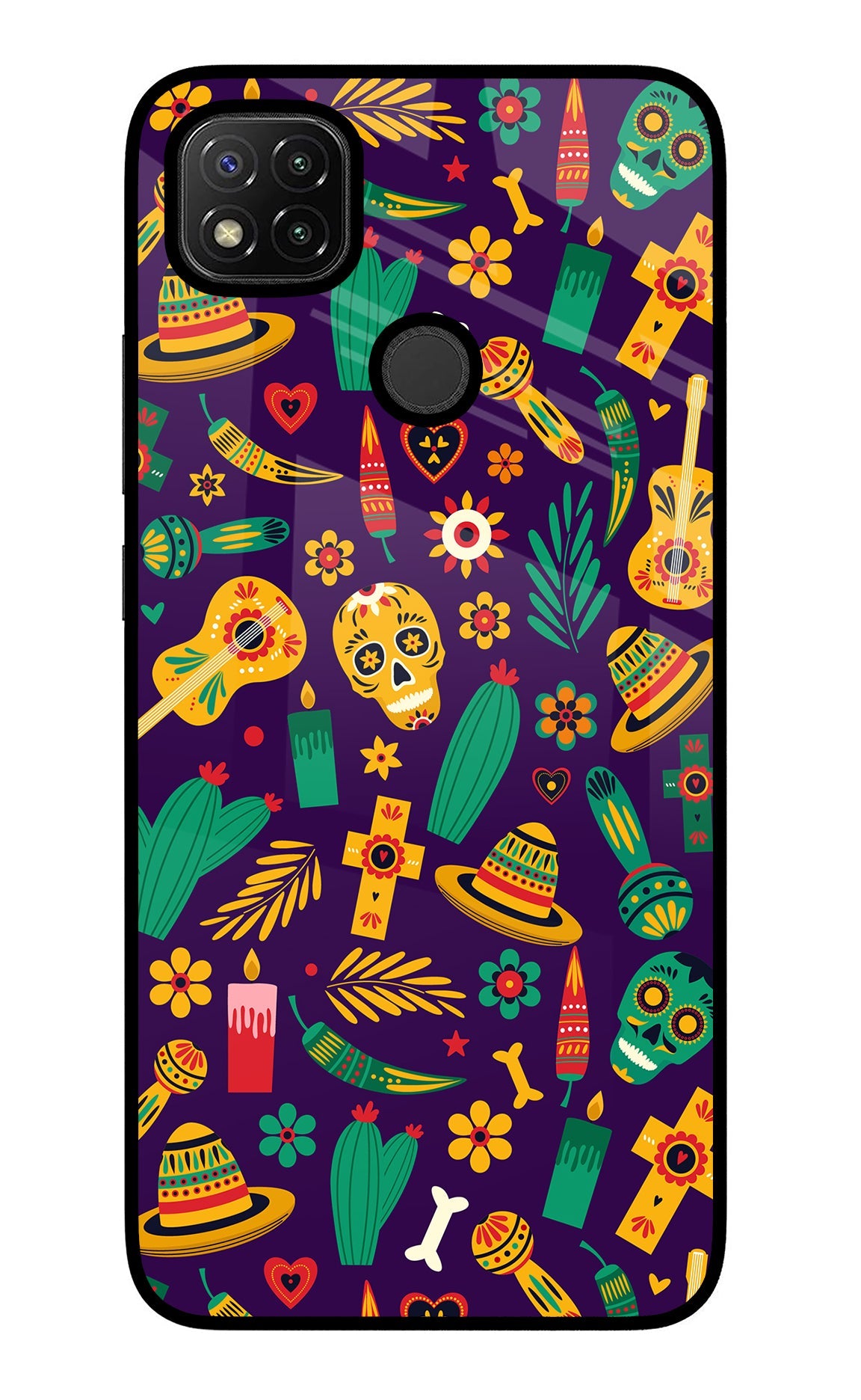 Mexican Artwork Redmi 9 Back Cover