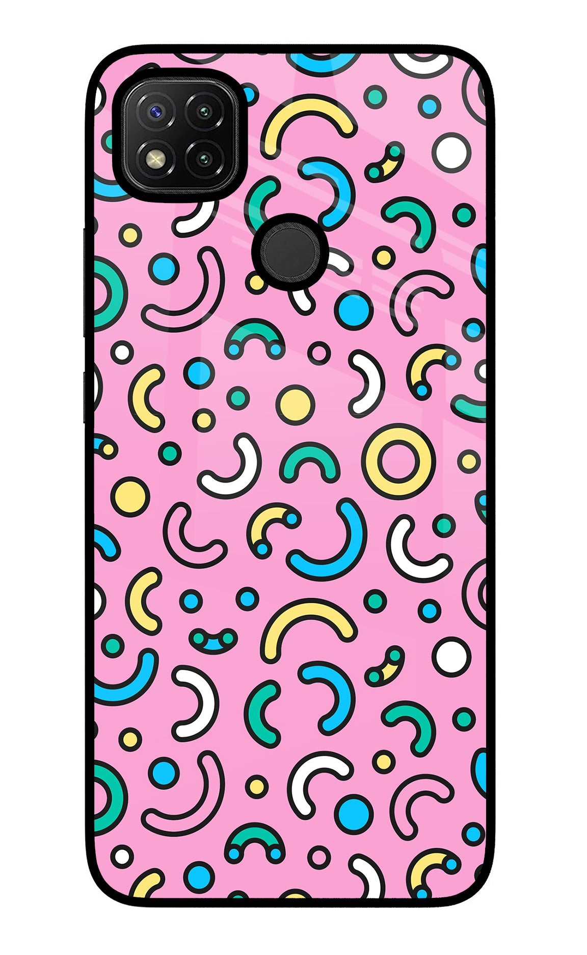 Memphis Design Redmi 9 Back Cover