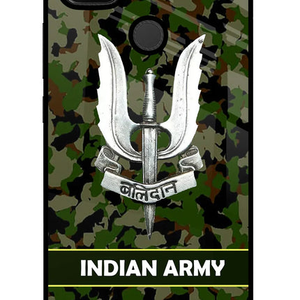 Balidan Indian Logo Redmi 9 Glass Case