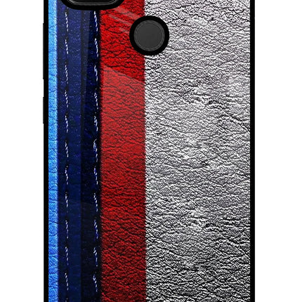 BMW Stripes Redmi 9 Glass Case