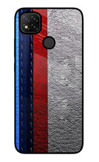 BMW Stripes Redmi 9 Glass Case