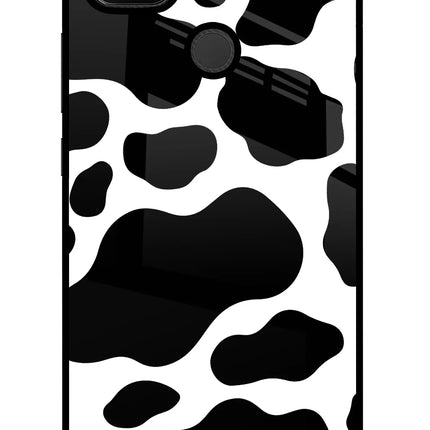 Cow Spots Redmi 9 Glass Case