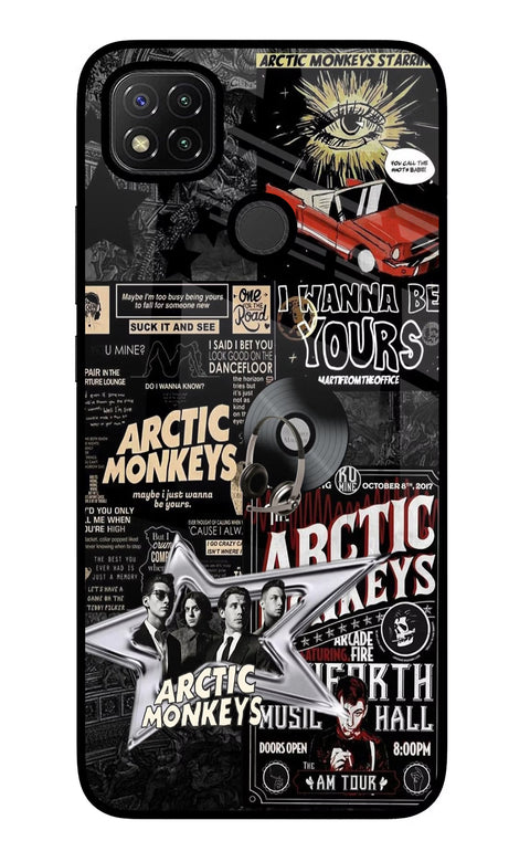 Arctic Monkeys Redmi 9 Glass Case