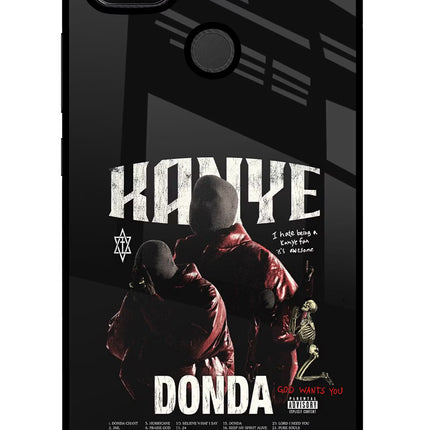 Donda Kanye West Redmi 9 Glass Case