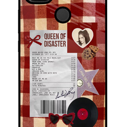 Queen of Disaster Redmi 9 Glass Case