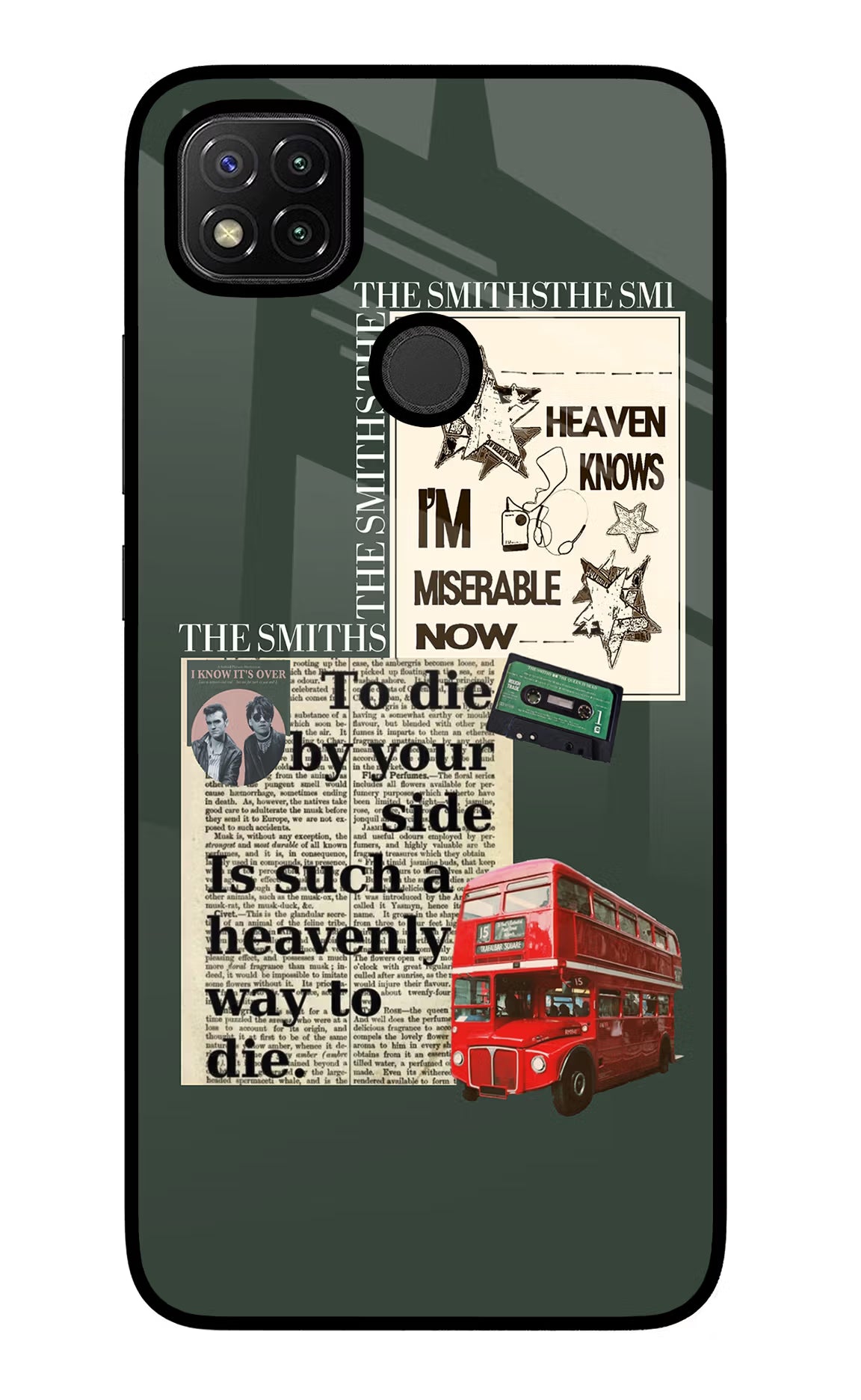 The Smiths Redmi 9 Glass Case Back Cover by Casekaro