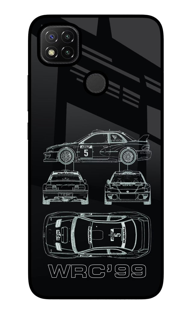 WRC'99 Redmi 9 Glass Case
