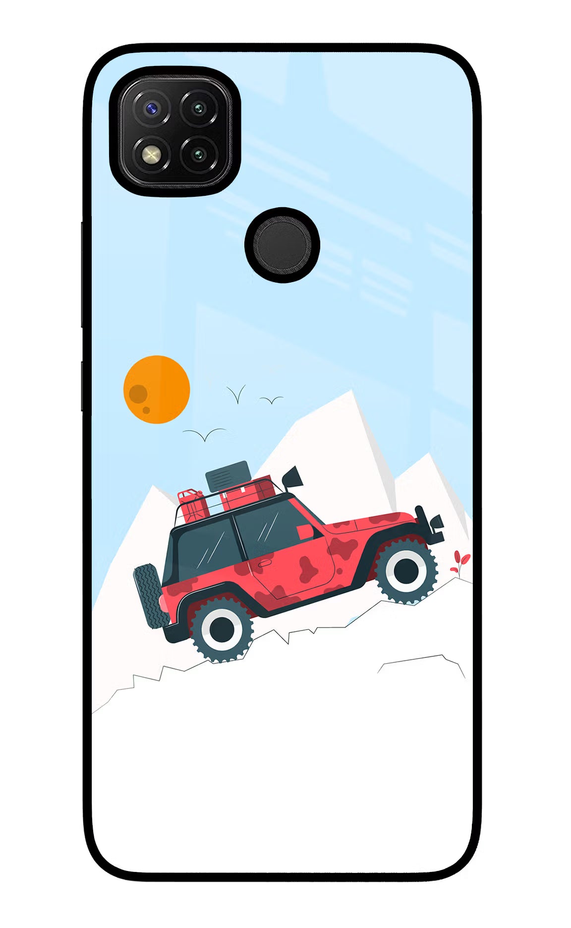 Mountain Trail Beast Redmi 9 Glass Case