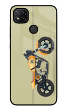 Vertical Speedster Redmi 9 Glass Case