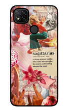 Sagittarius Zodiac Redmi 9 Glass Case