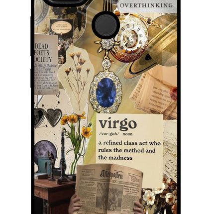 Virgo Zodiac Redmi 9 Glass Case