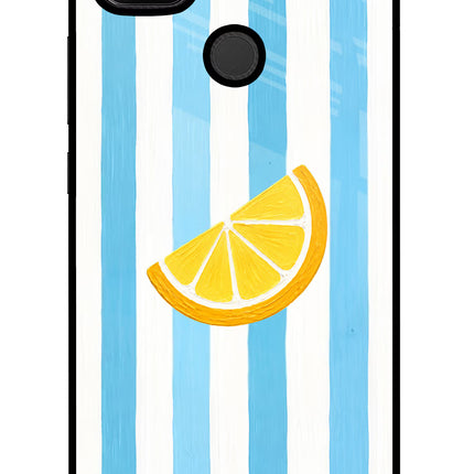 Summer Lemon Redmi 9 Glass Case