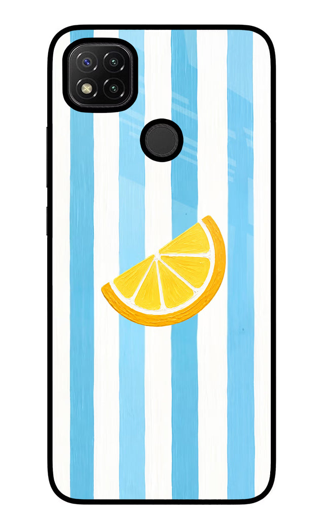 Summer Lemon Redmi 9 Glass Case