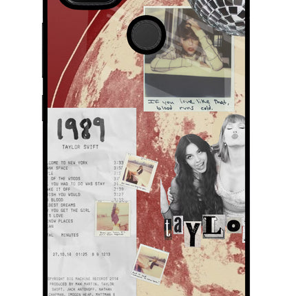 Taylor Swift Redmi 9 Glass Case