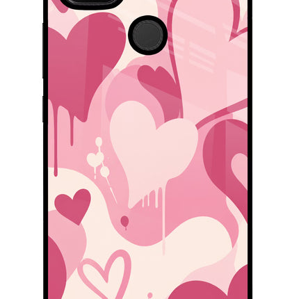 Hearty case Redmi 9 Glass Case