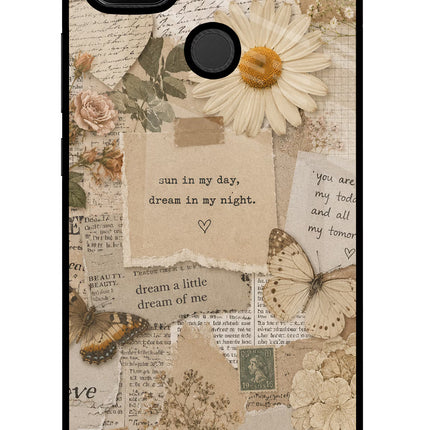 Vintage case Redmi 9 Glass Case