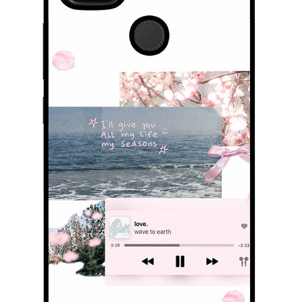 Wave to earth Redmi 9 Glass Case