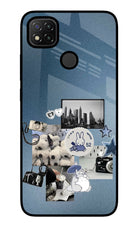 Miffy Redmi 9 Glass Case