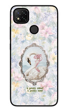 Pretty Mind Pretty Soul Redmi 9 Glass Case