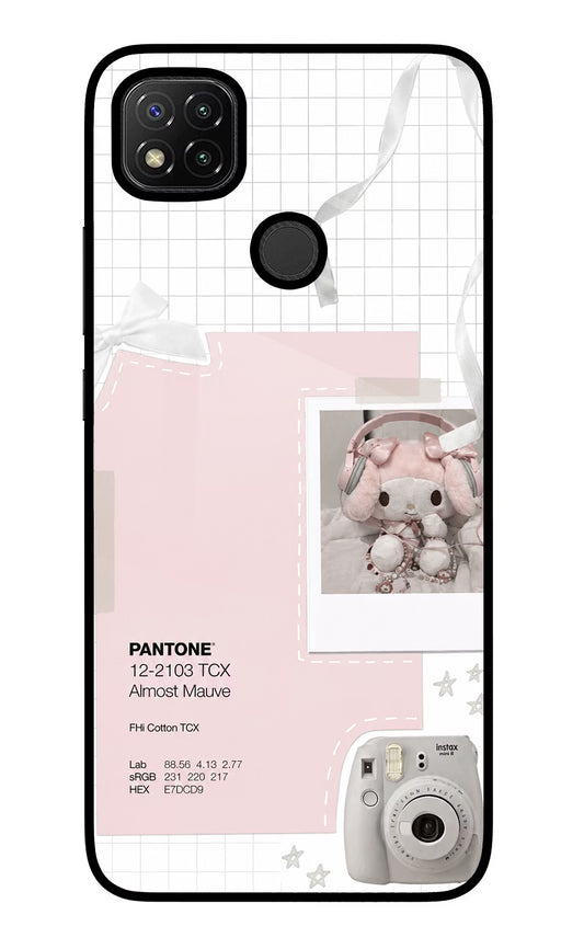 Pantone Asthetic Redmi 9 Glass Case