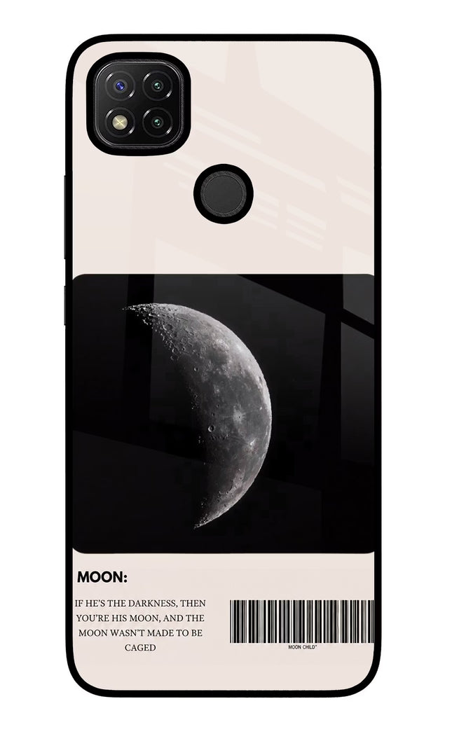 Moon Phase Redmi 9 Glass Case