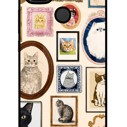 Mirror Cats Redmi 9 Glass Case