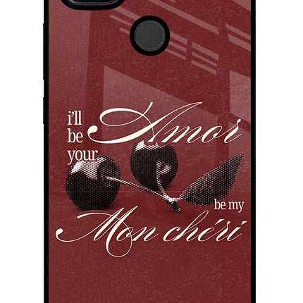 Velvet Cherry Redmi 9 Glass Case