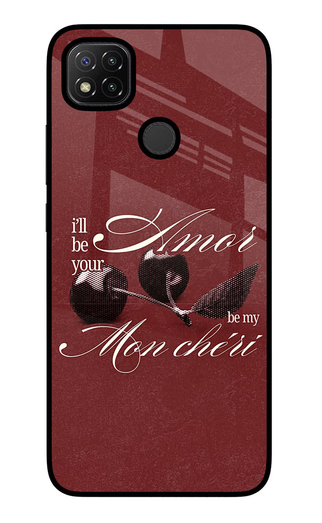 Velvet Cherry Redmi 9 Glass Case