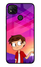Marco Sunset Redmi 9 Glass Case