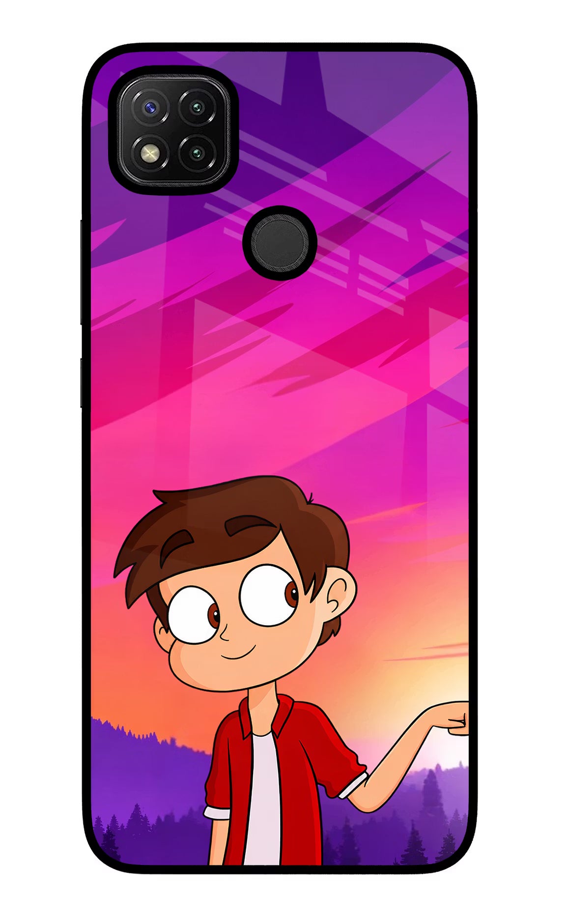 Marco Sunset Redmi 9 Glass Case