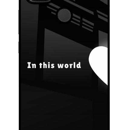 This World Redmi 9 Glass Case