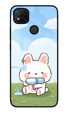 Bunny Treat Redmi 9 Glass Case