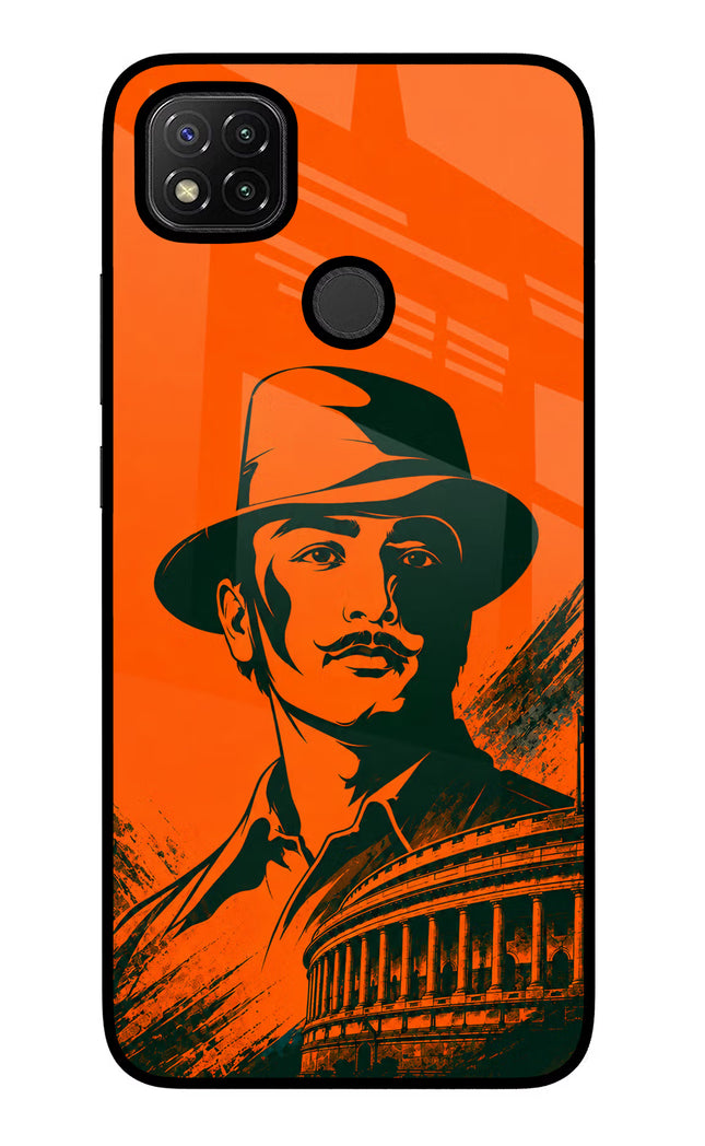 Bhagat Singh Legacy Redmi 9 Glass Case