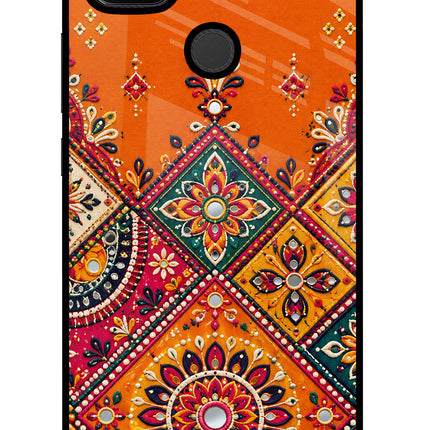 Kutch Glow Redmi 9 Glass Case