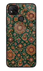 Green Pataka Redmi 9 Glass Case