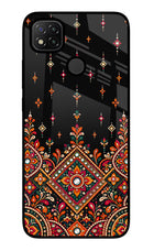 Noir Mehfil Redmi 9 Glass Case