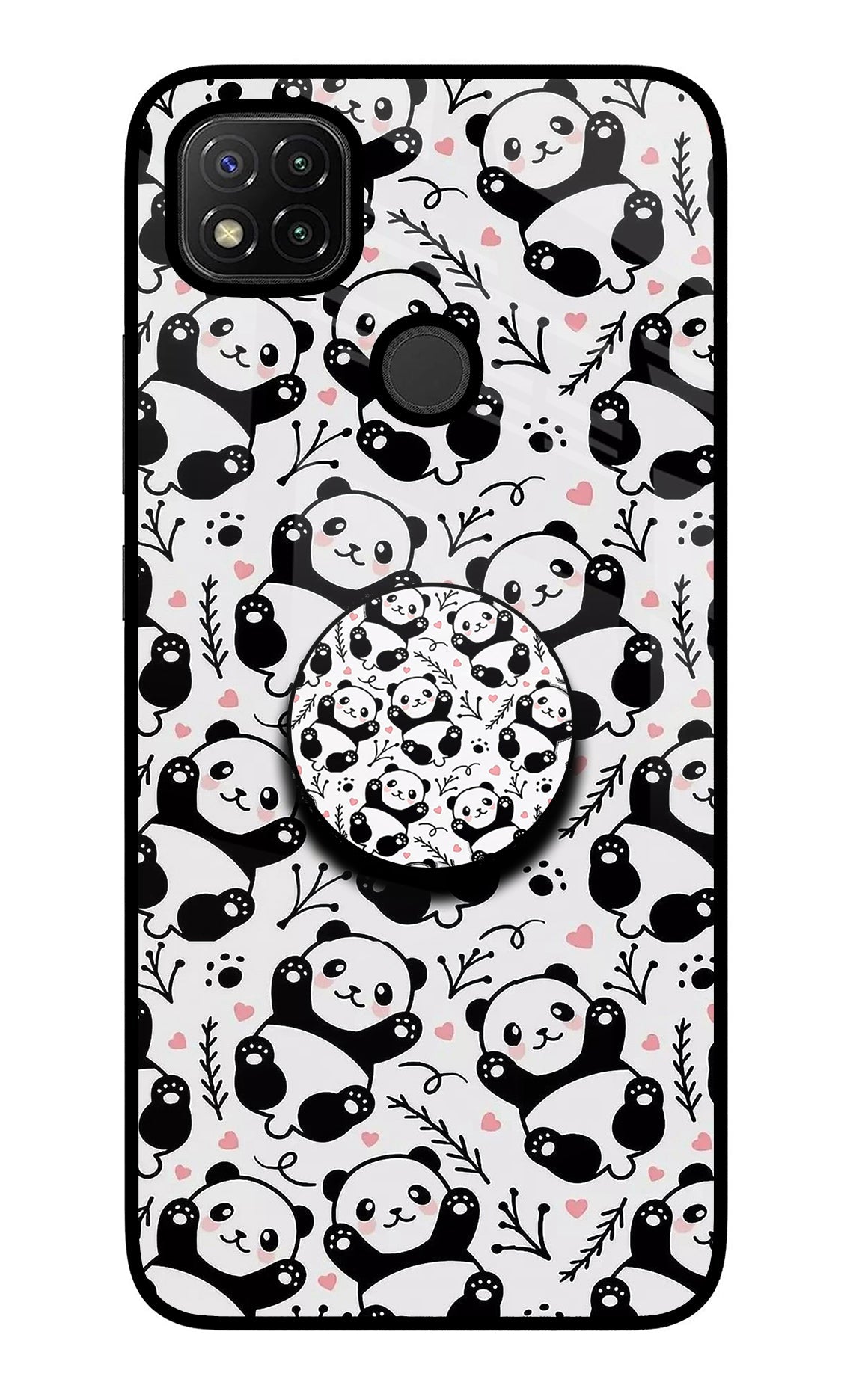 Cute Panda Redmi 9 Pop Case