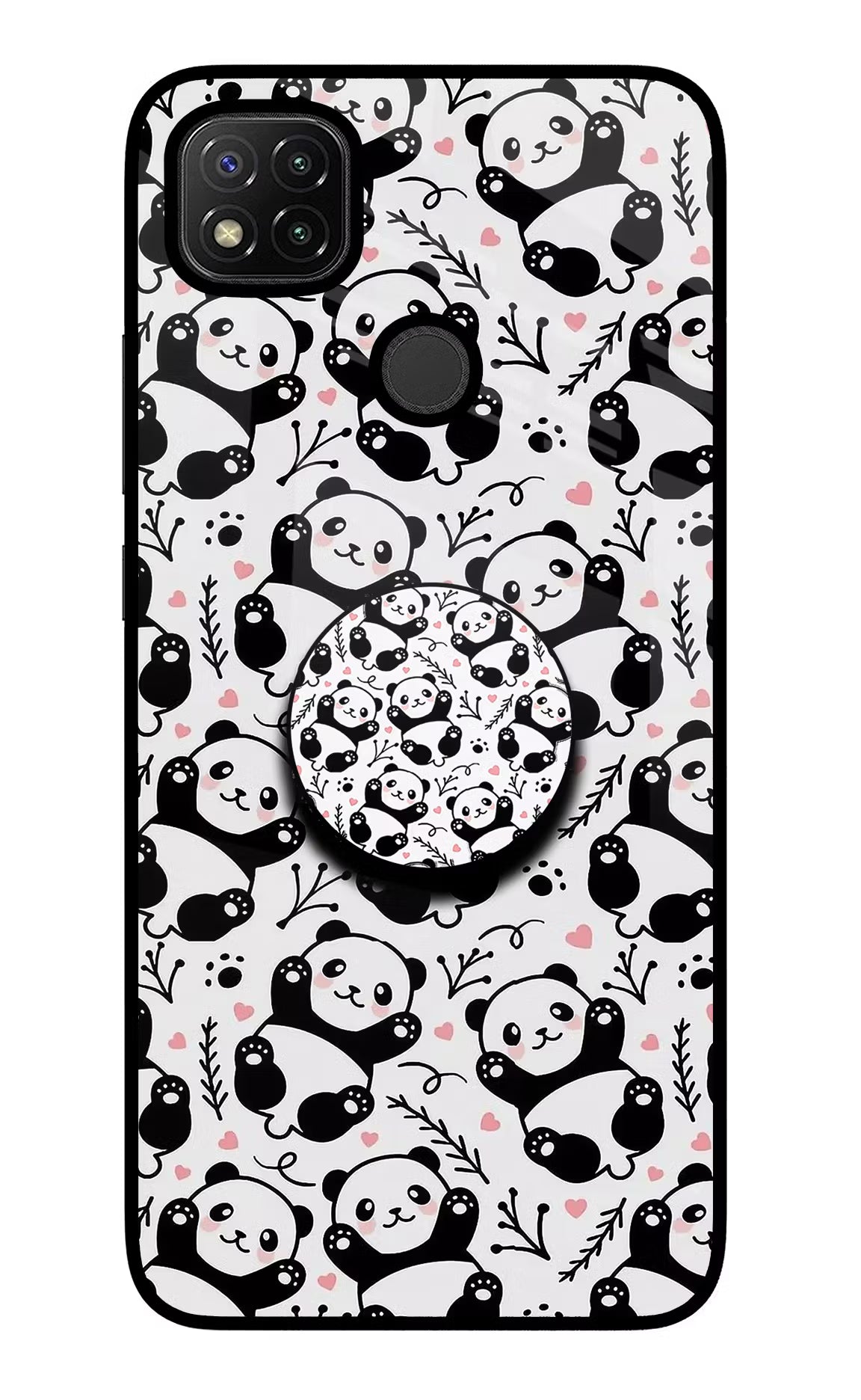 Cute Panda Redmi 9 Pop Case by Casekaro
